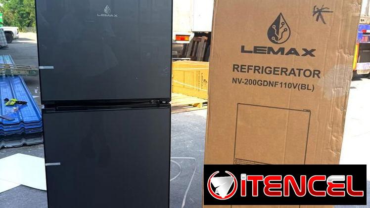 Refrigerador Lemax de 7.5 pies Congelación seca color negro *EFECTO ESPEJO* Mensajería gratis
