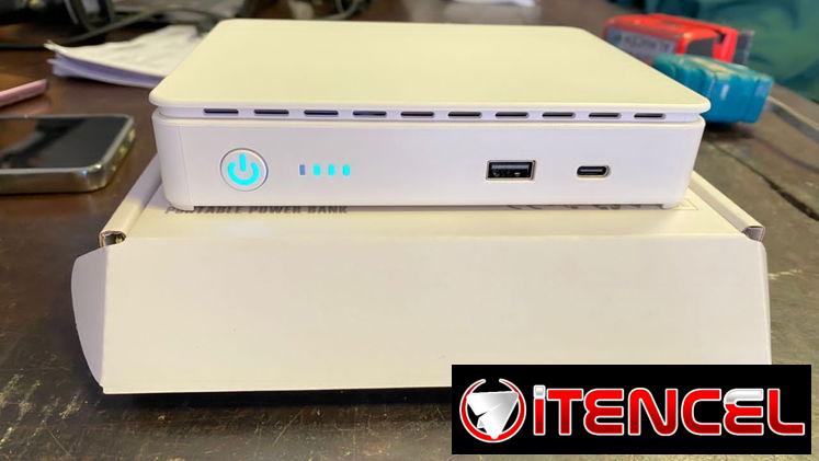 🚧 MINI UPS M1550 PARA ROUTER MODEM CÁMARAS Y E1UIPOS DE RED 🚧
