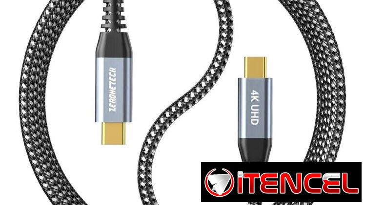 ☎️53544655 🛵 Entrega Disponible ⭐ZeroneTeck Cable USB-C 3.2 Gen 2×2 (3ft) ⭐