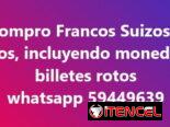 Compro Francos Suizo y Euros, billetes y monedas