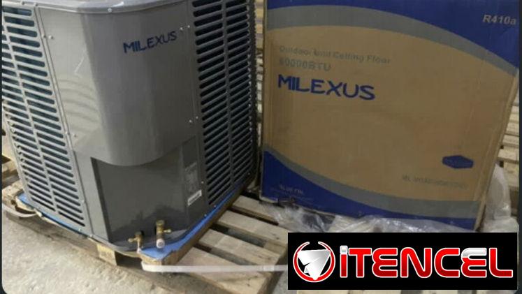 *Split Milexus Piso Techo 60000 BTU ( 5 TONELADAS)*  – Capacidad: 60000 BTU, 5 toneladas – Voltaje: 220 V 60 HZ – Panel