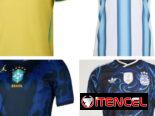 Pullover o Camisetas de Fútbol( Arg-Bra-Ale-Por-Esp-Ita-Fra-Ing-Hol-Pai)