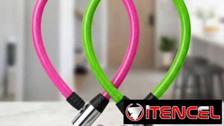 Candado para motos y bicicletas – 50 cm Cable anticorte engomado doble (exterior e interior) venta habana