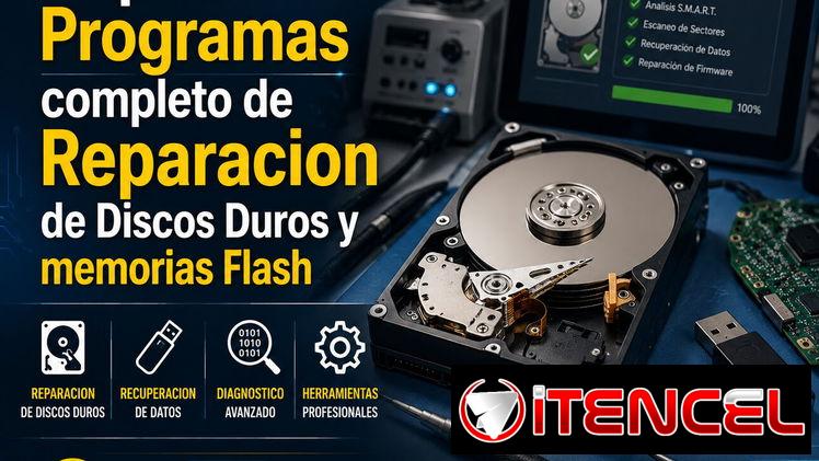 Todos los programas de Reparacion de Discos Duros y memorias USB para que empieze su negocio