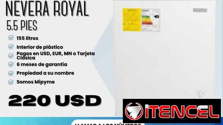 ❄️ NEVERA ✅ ROYAL DE 5.5 PIES 💲220 USD