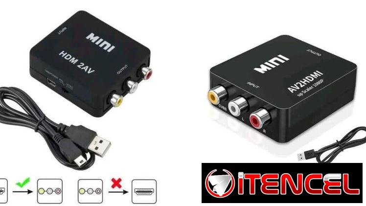 RCA Plo AV -HDMI o HDMI-RCA Plo AV Adaptador