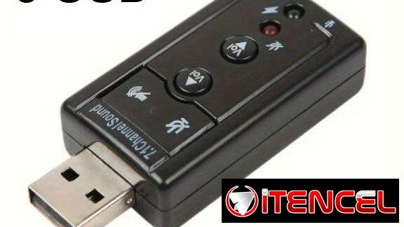Adaptador de audio 7.1 por USB nuevos —– 54268875