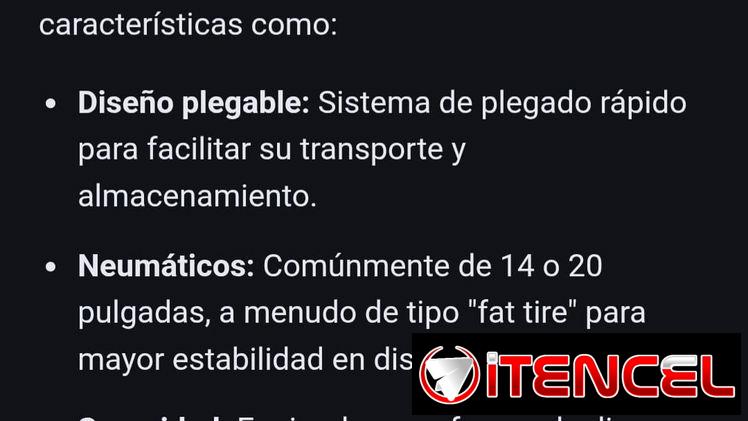 Bicicleta eléctrica nueva750 usd