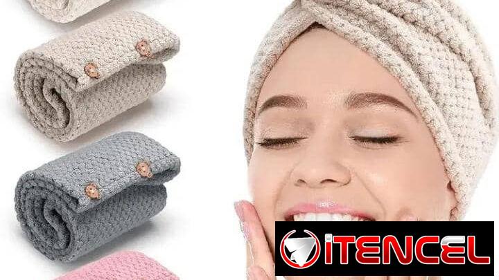 Toalla de microfibra para el cabello. Toalla para pelo