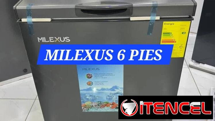 Nevera marca Milexus de 6 pies color Gris en 230 USD O Euro.