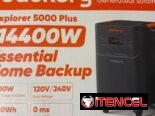 PLANTA ELECTRICA JACKERY EXPLORER 5000 PLUS DE 7200 W HASTA 14400 W , 220/110 V.NUEVA