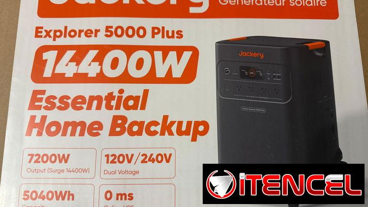 PLANTA ELECTRICA JACKERY EXPLORER 5000 PLUS DE 7200 W HASTA 14400 W , 220/110 V.NUEVA