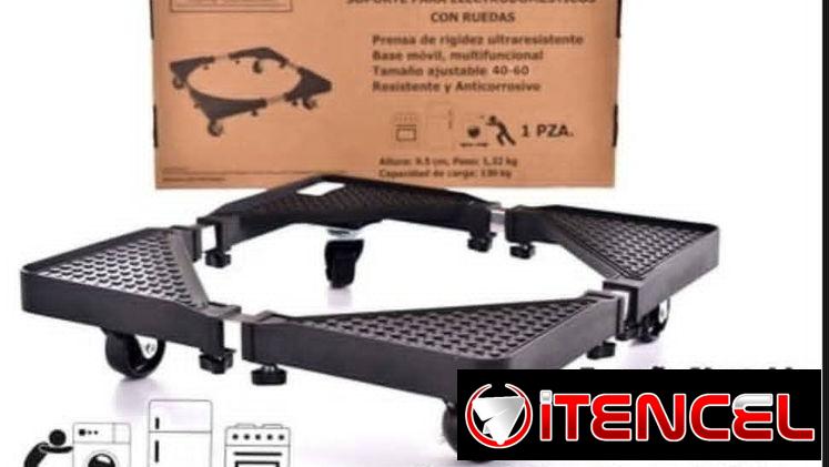 Base con ruedas para electrodomésticos ajustable