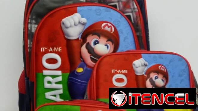 Mochila súper mario