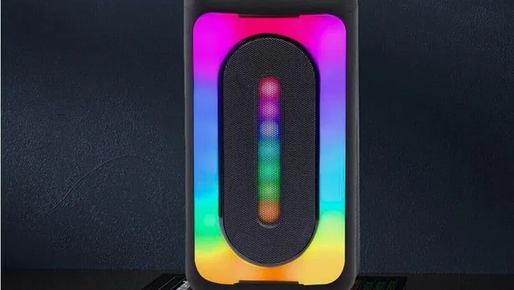 Bosbos VIBE – Bocina Bluetooth con Luces LED | Batería recargable para horas | Con garantía | videojuegoshabana.com