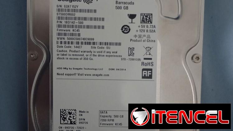 HDD Seagate 500gb con vida al 100%