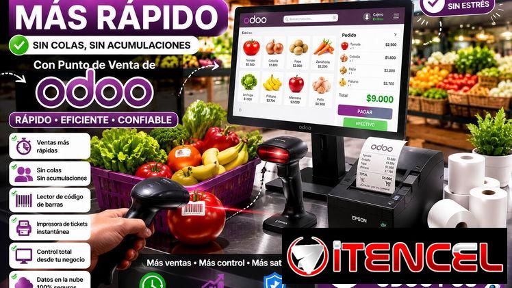 ¡Digitaliza tu mercado o negocio y vende mejor con ODOO POS! 🍎🍇