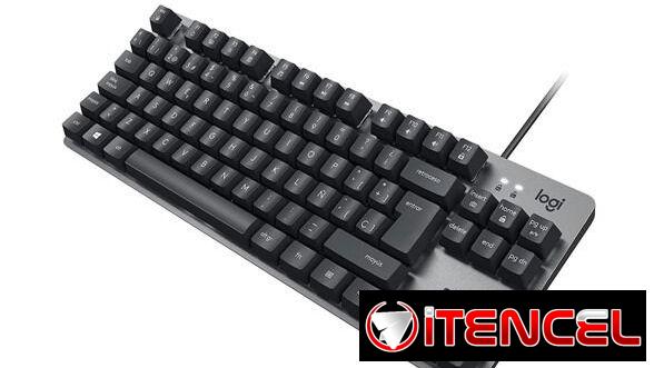 ⌨️Teclado Mecánico Logitech K835 TKL Español Con Cable🔵 Switches Táctiles Azules + Diseño Compacto Para Escritorio🖥️