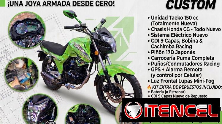 🏍️ ¡SE VENDE JOYITA 150cc! (TODO NUEVO + EXTRAS) 🏍️ ​Proyecto armado al detalle, impecable, con fuerza y listo para ro