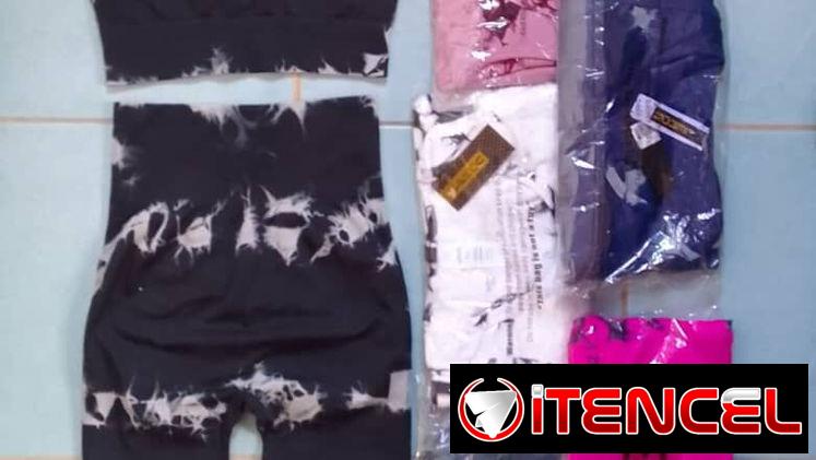 Batas de casa, licras, ajustadores, vestidos, tenis, sandalias