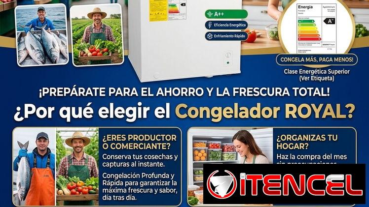 ​❄️ CONGELADOR ROYAL NUEVO EN CAJA! MÁXIMO AHORRO Y CALIDAD ❄️