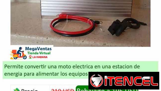 CONVERTIDOR DE 72V A 110V MARCA TOPMAQ DE 6000 WATTS