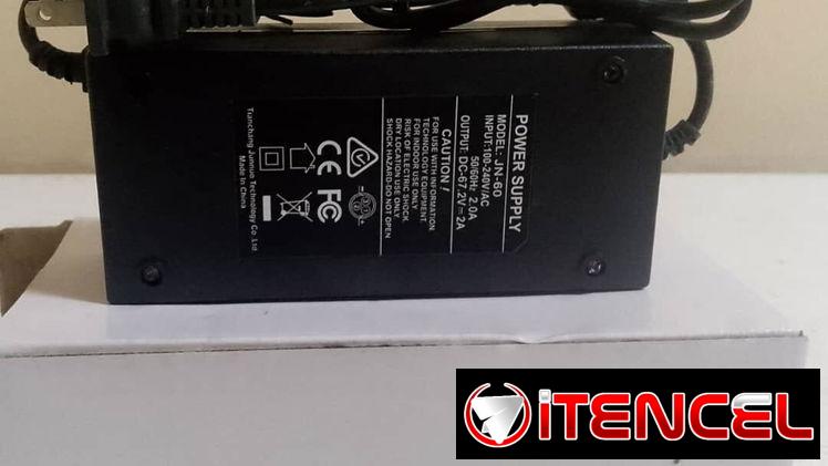 Cargador de 60v 2ah de litio Precio:25 USD