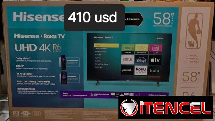 Televisores SmartTV Hisense 50″ 58″ 4k