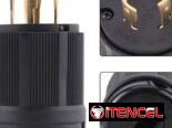 Conectores para plantas/ generadores de 4 espigas 220V