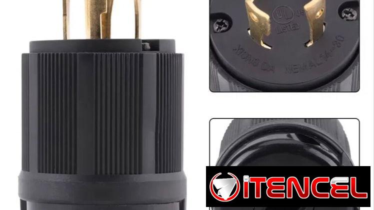 Conectores para plantas/ generadores de 4 espigas 220V