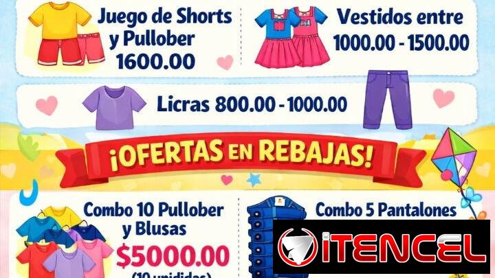 Ropa reciclada aora niñ@s