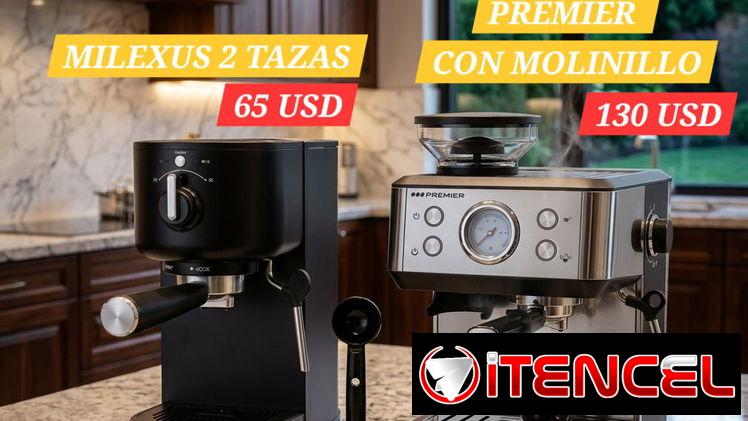 Cafeteras Espresso eléctrica Milexus y Premier