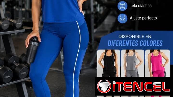 Conjunto deportivo, transpirable, tela elástica, ajuste perfecto