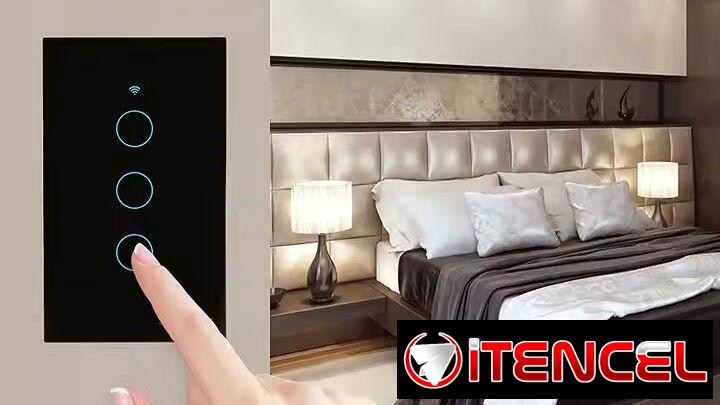Interruptor Smart para pared de 3 canales