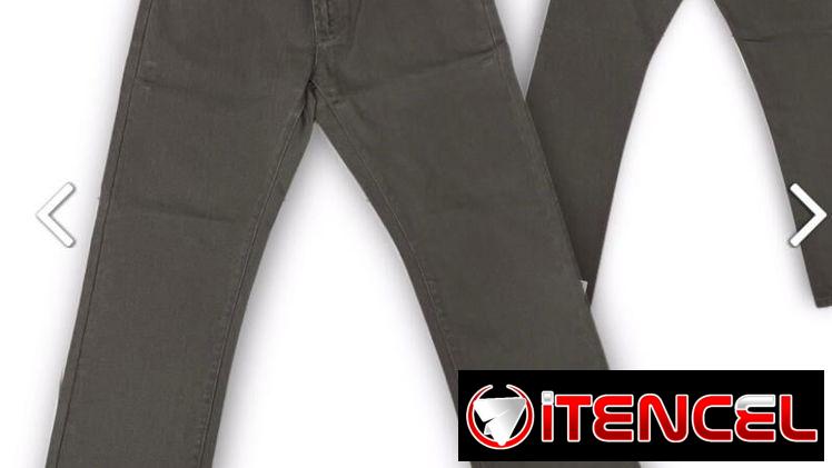 Pantalones de mezclilla corte recto extra grande