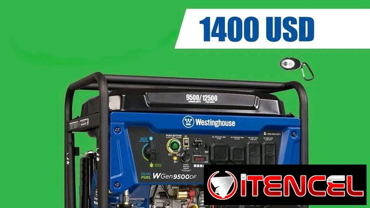 Generador Westinghouse 12500 w (De gasolina y gas)