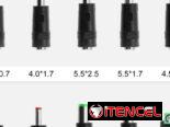 CONECTORES ADAPTADORES (plugs) de voltaje directo DC – JUEGO