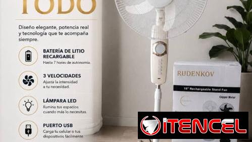 Ventilador recargable Rudenkov 18″