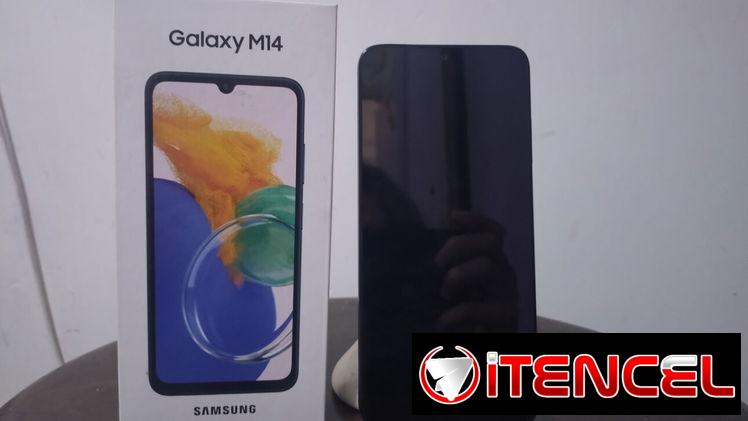Teléfono Móvil (Celular, Smartphone), Samsung Galaxy M14 (SM-M145F/DS), 4G, 64 GB de Almacenamiento y 4G de RAM