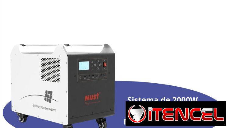 Sistema Solar Must 2000W 2560WH