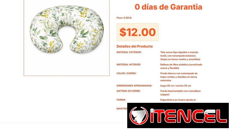 Almohada Botánica de Lujo Pro: Forma en U Ergonómica y Relleno Suave VPT#-0358