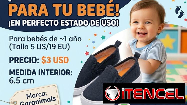Zapatos para bebé 1 año de uso imecables