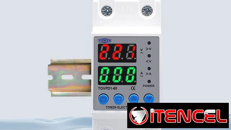 Protector de Voltaje 110/220v 63A 50/60Hz Ajustable y Programable