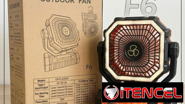 ventilador recargable f6