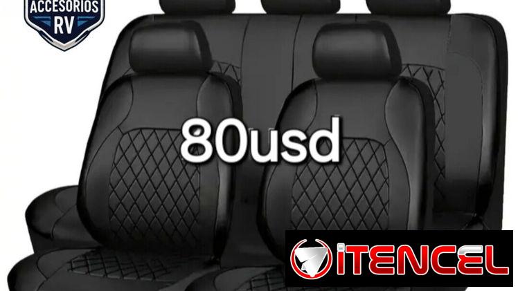 Forro de asiento de auto de cuero sintético