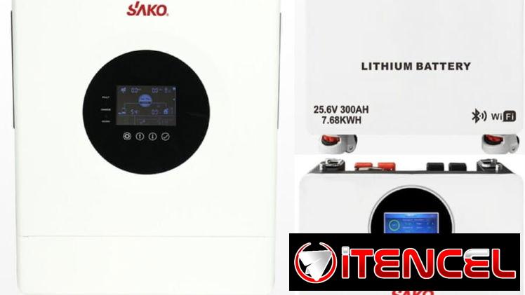 ​☀️ KIT SOLAR PRO SAKO 5KW + 15.3KWh Litio – ¡Energía Total con Mensajería! 🔋