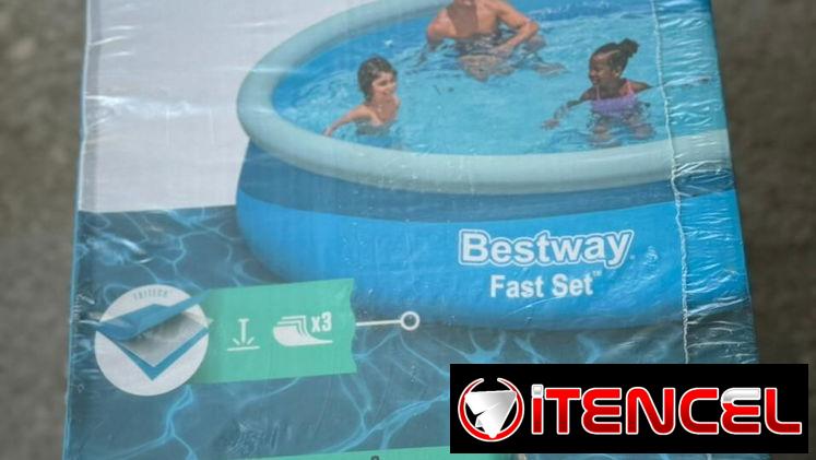 PISCINA INFLABLE / 3,66 M / BUENA CALIDAD / NUEVA /