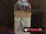 Botellas de cristal decoradas