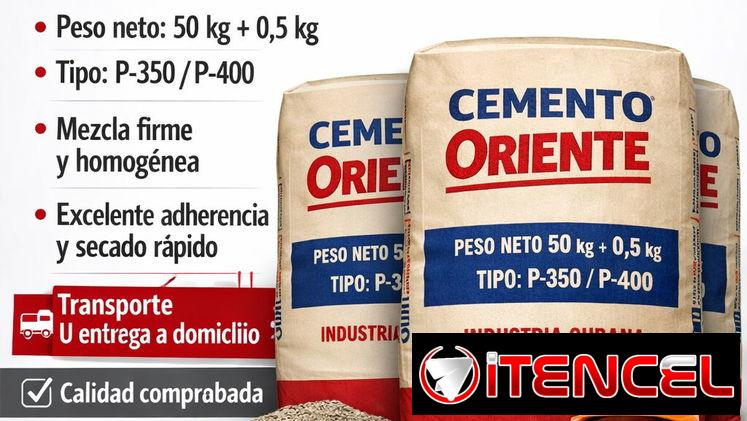 Cemento Oriente fortaleza Cubana Calidad y resistencia garantizada