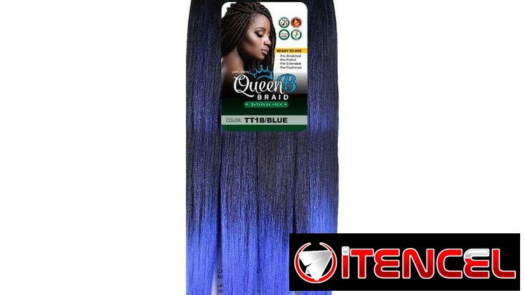 Paquete de 4 moños de pelo QueenB varios colores
